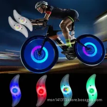 Vibrant Bicycle Wheel Lights for Enhanced Night Visibility